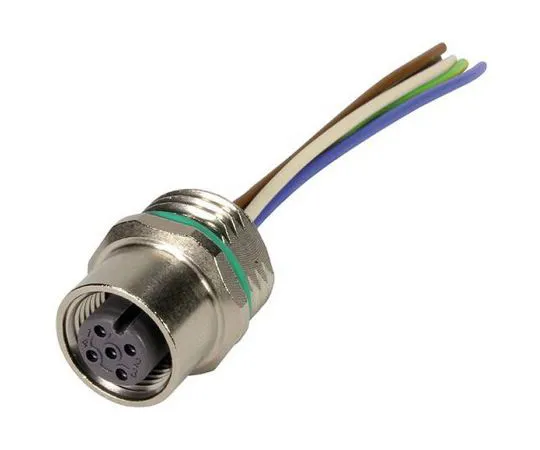 64-1723-65　Harting, 2103 Series, Straight M12 to Unterminated Cable assembly, 500mm Cable　21033176505