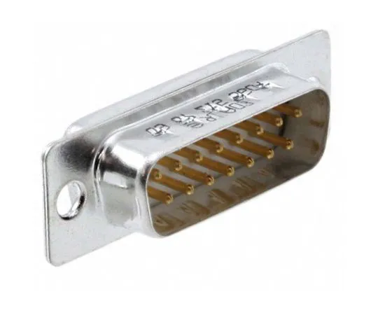 64-1700-39　Harting 09 67 Series Cable Mount, 15 Pin D-sub Connector Plug, Shell Size A　09672155604
