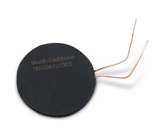 64-1647-95　Wurth 47 μH ±10% Ferrite Wireless Charging Receiver Coil, Max SRF:8MHz, Q:25, 1.5A Idc, 500mΩ Rdc WE-WPCC　760308101303