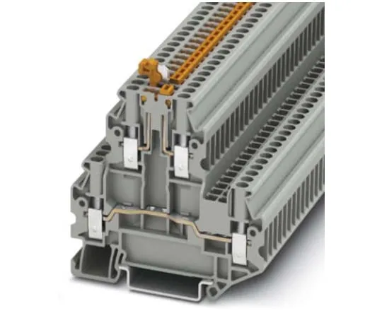 64-1666-60　Knife disconnect terminal block grey　3044640