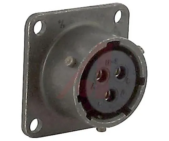 64-1689-23　Amphenol PT Series, 3 Way Panel Mount MIL Spec Circular Connector Receptacle, Socket Contacts,Shell Size 12, Bayonet,　PT02A-12-3S