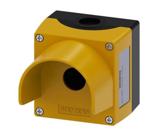 64-1703-78　Siemens SIRIUS ACT Push Button Enclosure, 1 Hole Yellow, 22mm Diameter Plastic　3SU1801-0AA00-0AC2