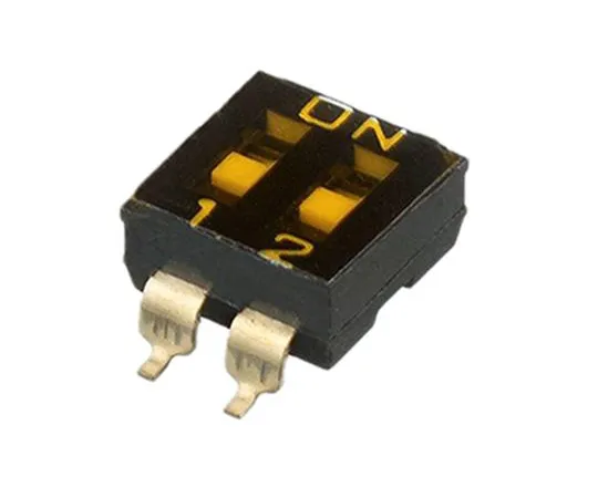 64-1718-85　2 Way Surface Mount DIP Switch SPST, Recessed Actuator Slide Actuator　IKD0204000