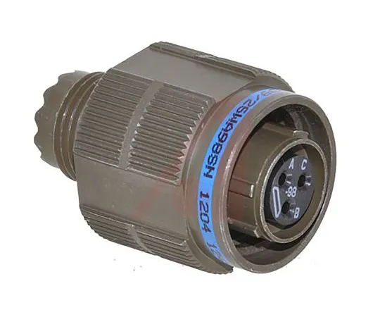 64-1707-72　Amphenol D38999 Series, 3 Way Free Hanging MIL Spec Circular Connector Plug, Socket Contacts,Shell Size 9, Quick　D38999/26WA98SN