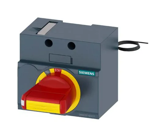 64-1705-83　Siemens Front Mounted Rotary Operator Emergency-Stop, For Use With 3VA1 100/160　3VA9157-0EK17
