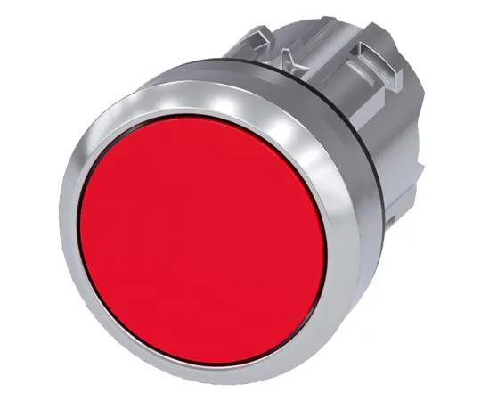 64-1702-96　Siemens SIRIUS ACT Series, Red Push Button Head, Momentary, 22mm Cutout　3SU1050-0AB20-0AA0