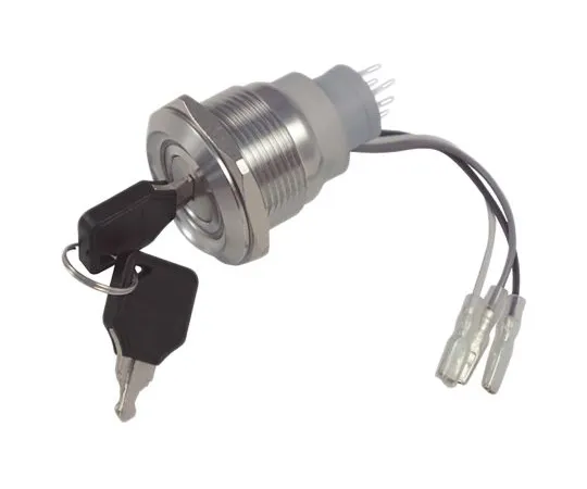 64-1718-22　IP40 Key Switch, Double Pole Double Throw (DPDT), 5 A 2-Way, -20 → +55°C　877-1882