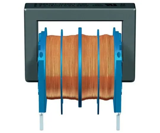 64-1682-18　EPCOS 47 mH -30 → +50% Ferrite Common Mode Choke, Max SRF:10kHz, 500mA Idc, 2Ω Rdc B82731M　B82731M2501A030