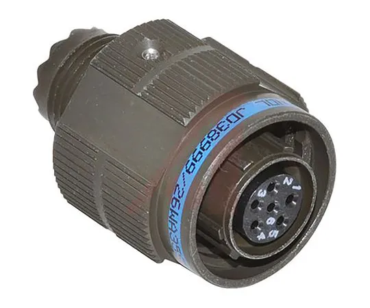 64-1707-71　Amphenol D38999 Series, 6 Way Free Hanging MIL Spec Circular Connector Plug, Socket Contacts,Shell Size 9, Quick　D38999/26WA35SN