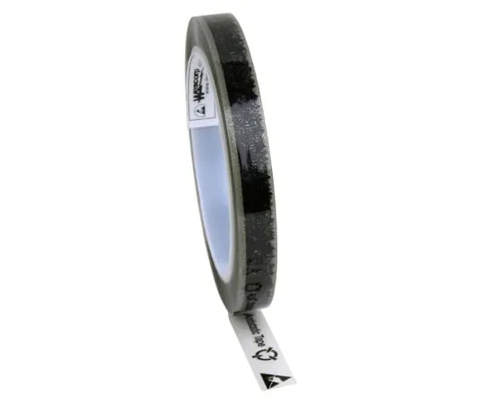 64-1719-14　12mm x 65.8m Plastic, Rubber ESD Safe Tape　242270
