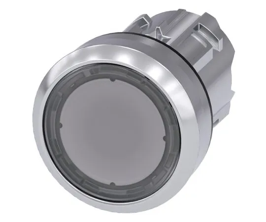 64-1703-19　Siemens SIRIUS ACT Series, Clear Push Button Head, Momentary, 22mm Cutout　3SU1051-0AB70-0AA0
