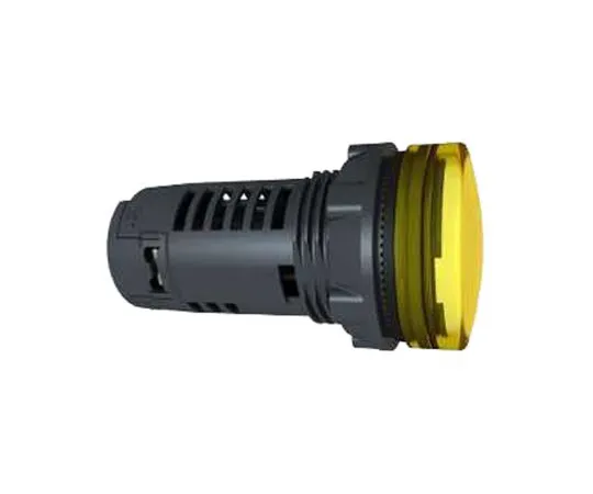 64-1711-01　Schneider Electric Harmony XB5 Yellow LED Pilot Light Complete, 22mm Cutout, IP66, 24 V ac/dc, 18 mA　XB5EVB8