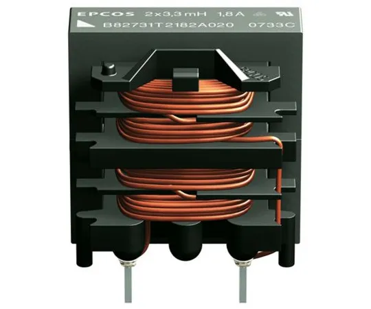 64-1682-27　EPCOS 39 mH -30 → +50% Ferrite Power Line Choke, Max SRF:10kHz, 550mA Idc, 2.2Ω Rdc B82731T　B82731T2551A020