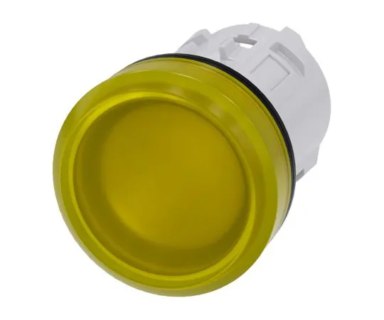 64-1702-52　Siemens SIRIUS ACT Series, Yellow Pilot Light Head, 22mm Cutout　3SU1001-6AA30-0AA0