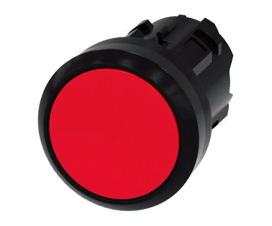 64-1702-39　Siemens SIRIUS ACT Series, Red Push Button Head, Momentary, 22mm Cutout　3SU1000-0AB20-0AA0
