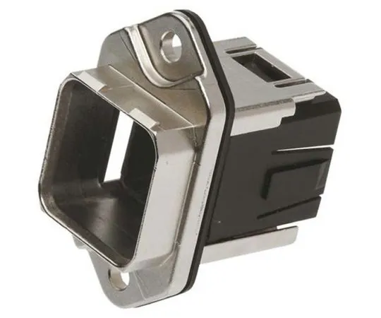 64-1711-56　Harting Cat6EA RJ45 Socket Straight RJ Socket Module RJ45 Housing, Full Blank Size, Han Series　09350120311
