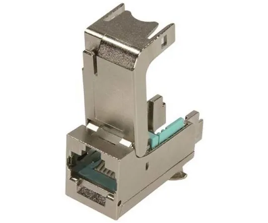 64-1711-47　Harting Cat6a RJ45 Right Angle RJ Socket Module Keystone Module, Ha-VIS preLink Series　20825000002