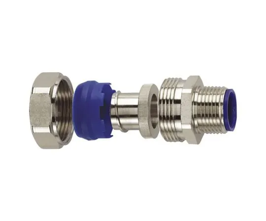 64-1693-82　Flexicon Straight Cable Conduit Fitting, Brass Nickel Plated 40mm nominal size IP66, IP67, IP68, IP69 M40　LTP40-M40-C