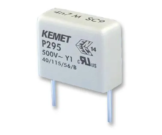 64-1709-51　KEMET Paper Capacitor 4.7nF 500V ac ±20% Tolerance P295 Through Hole +115°C　P295BQ472M500A