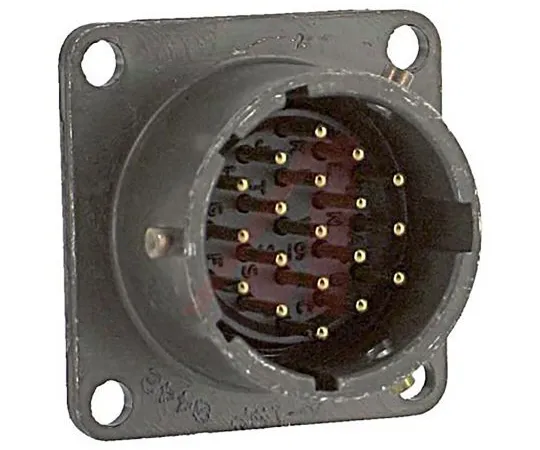 64-1689-26　Amphenol PT Series, 19 Way Panel Mount MIL Spec Circular Connector Receptacle, Pin Contacts,Shell Size 14, Bayonet,　PT02A-14-19P