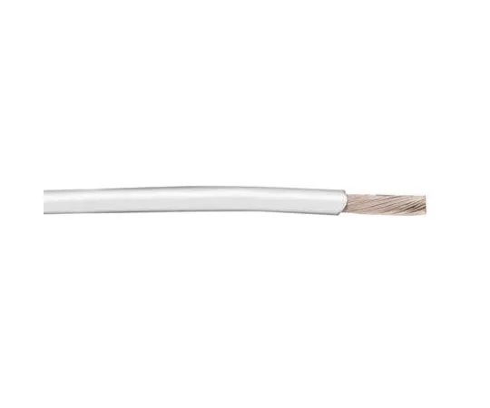 64-1732-14　Alpha Wire White PTFE Equipment Wire UL1213, 0.2 mm², 600 V 24 AWG, 30m　5854 WH005