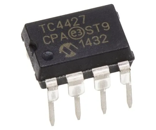 64-1691-62　Microchip TC4427CPA Dual Low Side MOSFET Power Driver, 1.5A 8-Pin, PDIP　TC4427CPA