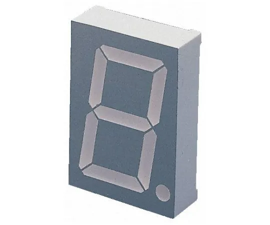 64-1690-94　SC15-11CGKWA Kingbright 7-Segment LED Display, CC Green 100 mcd RH DP 38mm　SC15-11CGKWA