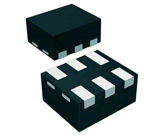 64-1739-79　STMicroelectronics ECMF02 Series, Signal Filter, 200mA μQFN SMD, Flat Contact Termination, 1.8 x 1.6 x 0.5mm　ECMF02-2AMX6