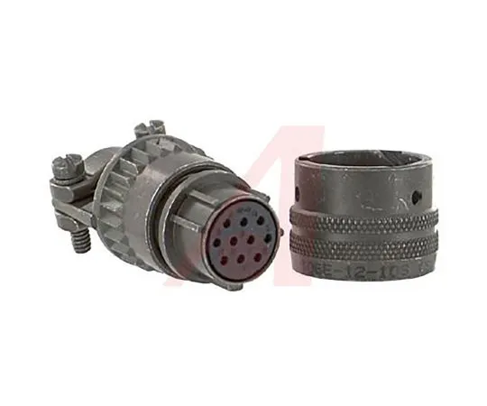 64-1689-72　Amphenol PT Series, 10 Way Cable Mount MIL Spec Circular Connector Plug, Socket Contacts,Shell Size 12, Bayonet,　PT06E-12-10S(SR)