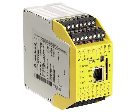64-1686-35　samos PRO SP-COP Series Safety Controller, 16 Safety Inputs, 4 Safety Outputs, 16.8 → 30 V dc　R1.190.1210.0
