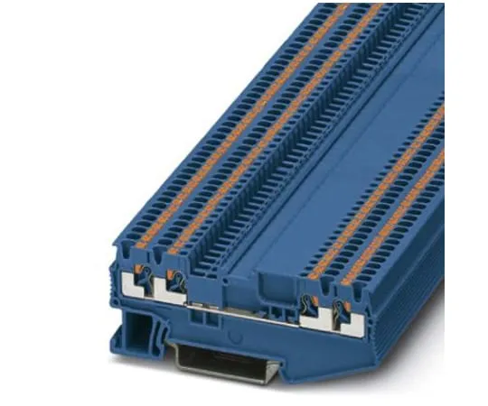 64-1666-46　Phoenix Contact CLIPLINE PT Non-F***d Terminal Block, 4 Way/Pole, Push In Terminals, 26 → 14 AWG NS 35/15, NS　3210329