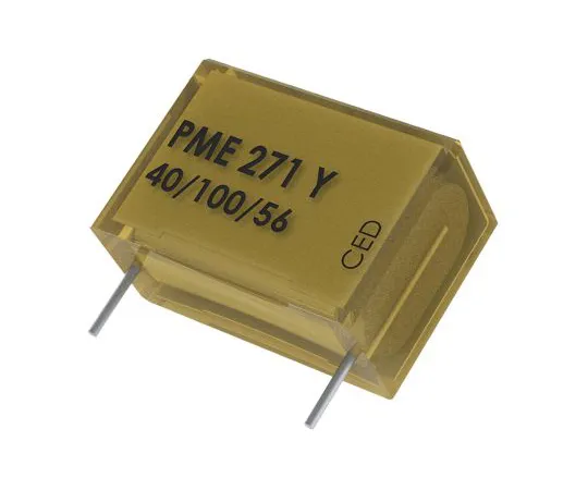64-1678-86　KEMET Paper Capacitor 10nF 250V ac ±20% Tolerance PME271Y Through Hole +100°C　PME271Y510MR30