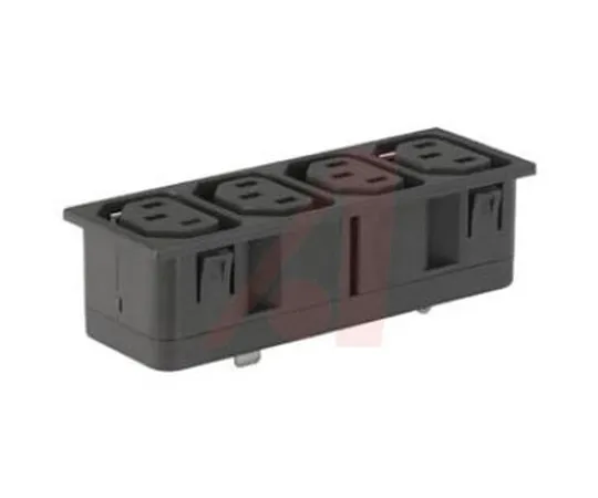 64-1673-45　Schurter F Snap-In IEC Connector Socket, 10 (IEC) A, 15 (UL & CSA) A, 250 V ac　4752.5200