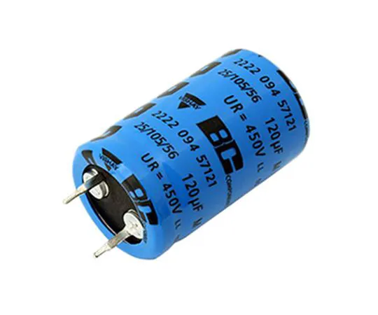 64-1722-83　Vishay 470μF 450V dc Aluminium Electrolytic Capacitor, Through Hole 35 (Dia.) x 47mm +105°C 35mm 10mm　MAL209427471E3