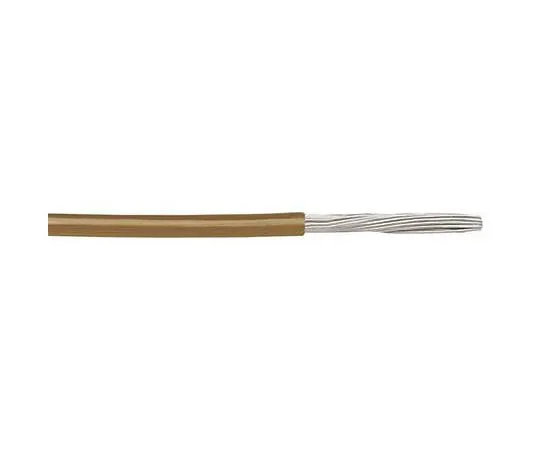 64-1732-17　Alpha Wire Brown PTFE Equipment Wire UL1213, 0.33 mm², 600 V 22 AWG, 30m　5855 BR005