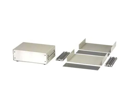 64-1666-36　Aluminium Project Box, Grey, 99 x 254 x 185mm　1402HV