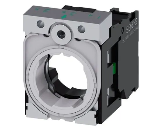 64-1703-94　Siemens SIRIUS ACT Contact Block & Holder 1NO 5 → 500 V ac/dc Screw terminal　3SU1550-1AA10-1BA0