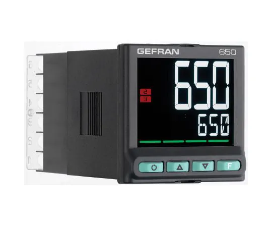 64-1645-26　Gefran 650 PID Temperature Controller, 48 x 48mm, 3 Output Logic, Relay, 100 → 240 V ac Supply Voltage　650-C-RR0-00000-1-G