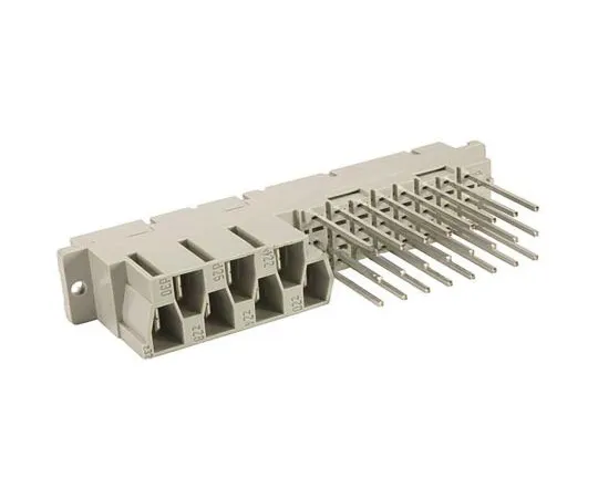 64-1661-89　Harting 09 06 Series 24 + 7 Way 5.08 mm, 10.16 mm Pitch, Type MH 24+7, 3 Row, Straight DIN 41612 Connector, Socket　09062312821