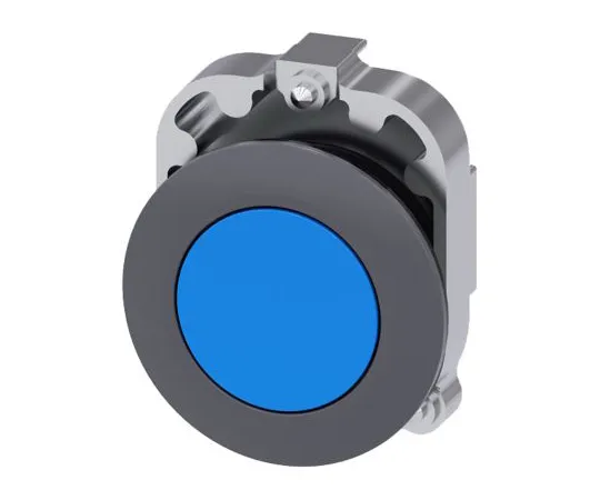 64-1703-31　Siemens SIRIUS ACT Series, Blue Push Button Head, Momentary, 30mm Cutout　3SU1060-0JB50-0AA0