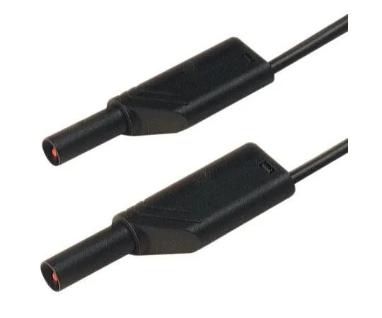 64-1804-74　Hirschmann Test & Measurement Test lead, 16A, 1000V ac/dc, Black, 1m Lead Length　934195100