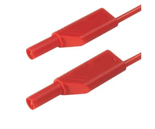 64-1804-75　Hirschmann Test & Measurement Test lead, 16A, 1000V ac/dc, Red, 1m Lead Length　934195101