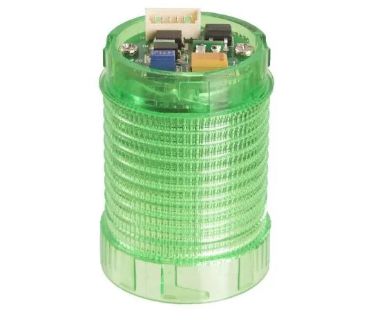 64-1803-72　LED-MINI Beacon Unit, Green LED, Steady Light Effect, 12 → 24 V dc　LED-MINI-02-04