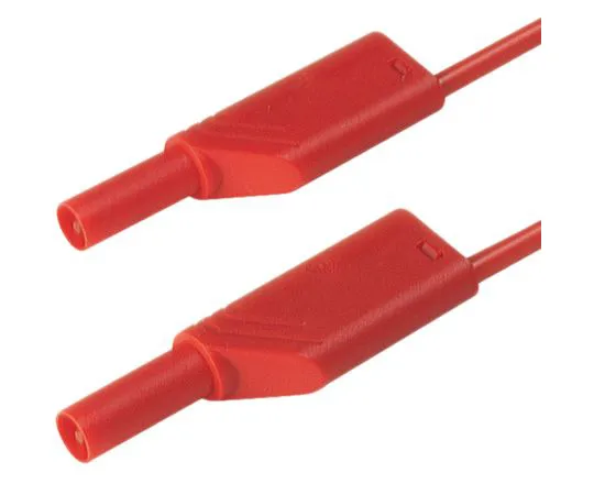 64-1804-59　Hirschmann Test & Measurement Test lead, 16A, 1000V ac/dc, Red, 2m Lead Length　934169101
