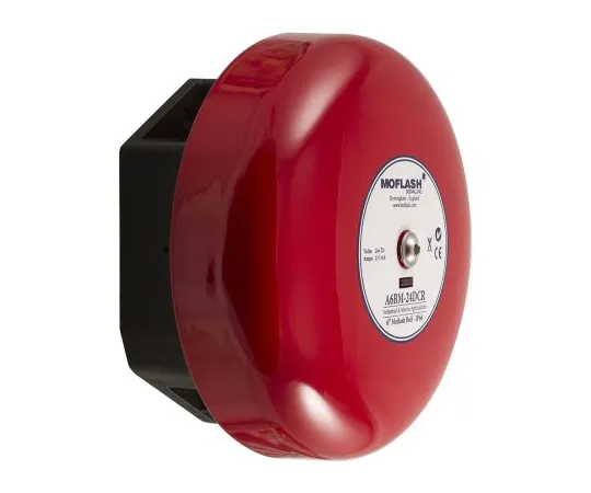 64-1803-69　Red Solenoid Bell, Single Tone, 106dB at 1 Metre, 24 V dc　A8BM-24DCR