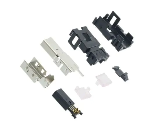 64-1803-88　TE Connectivity Type II Series, Cable Mount Mini I/O Connector Plug, 8 Way, Shielded　1-2201855-2