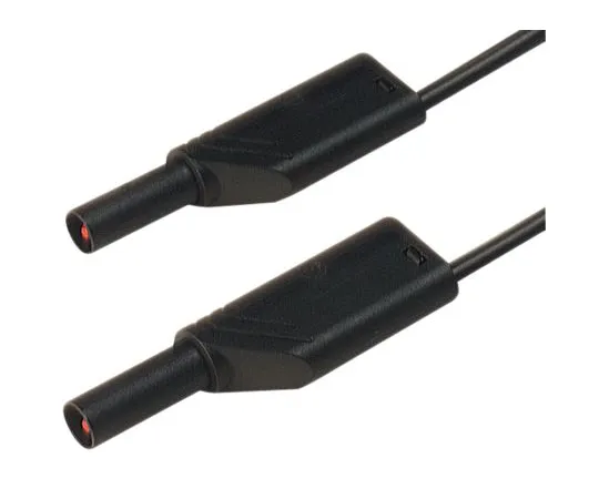 64-1804-61　Hirschmann Test & Measurement Test lead, 16A, 1000V ac/dc, Black, 2m Lead Length　934169100