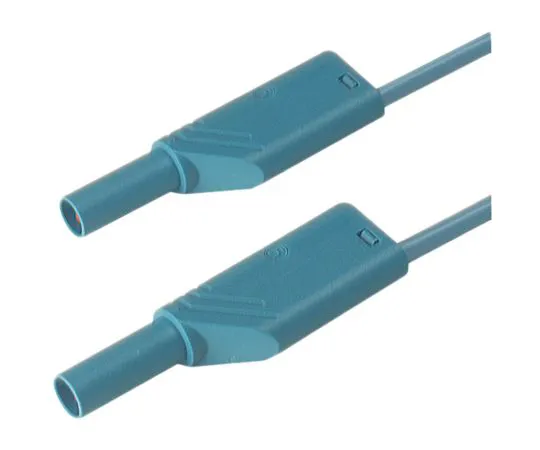 64-1804-60　Hirschmann Test & Measurement Test lead, 16A, 1000V ac/dc, Blue, 50cm Lead Length　934168102