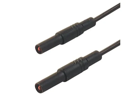 64-1804-69　Hirschmann Test & Measurement Test lead, 16A, 1000V ac/dc, Black, 2m Lead Length　934176100