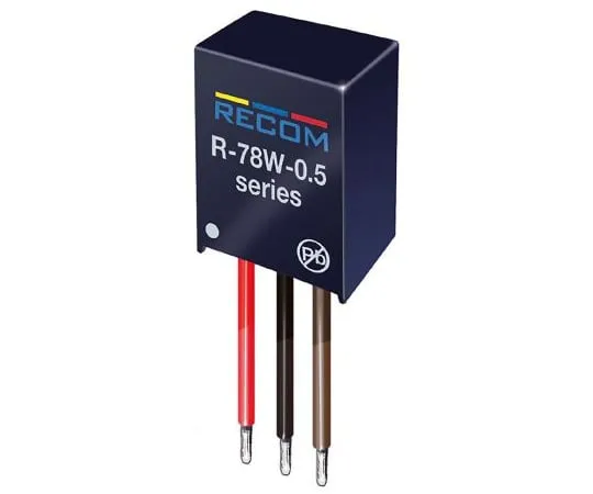 64-1804-35　Recom DC-DC Switching Regulator, 6.5 → 32V dc Input, 3.3V dc Output, 6 → 500mA　R-78W3.3-0.5